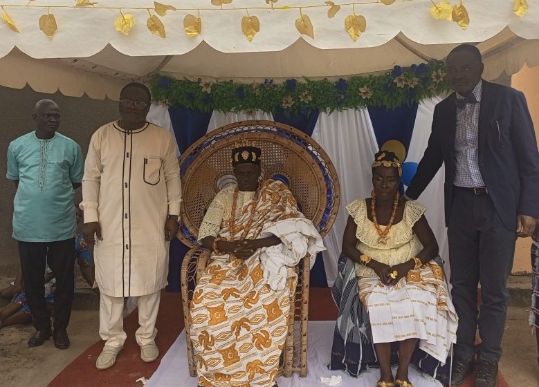 Bouaké : Maurice Gandour investit le chef  Satiklan d&rsquo;Ahougnasou